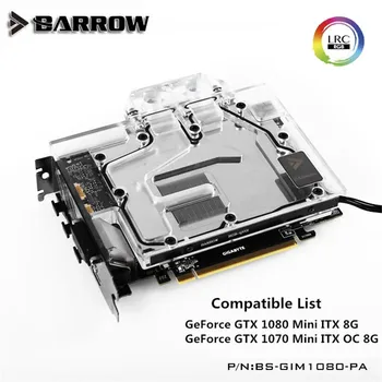 Barrow Viešųjų versija Gigabyte 1080MINI/1070MINI GPU Vandens Bloko Visišką BS-GIM1080-PA
