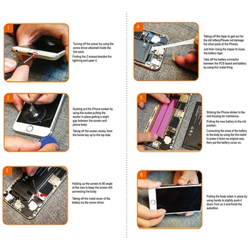 Baseus Originalios Mobiliojo Telefono Baterijas iPhone 6s 6 s Plius 6p Vidaus Bateria Pakeitimo Nekilnojamojo Talpos Baterija Skirta iPhone 6