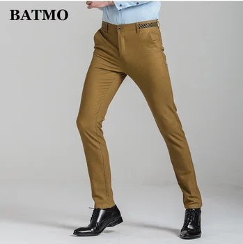 BATMO 2019 naują atvykimo aukštos kokybės atsitiktinis liesas kelnės vyrams,mne s slim kelnės,vyriški pieštuku pents plus-size 28-40 8801