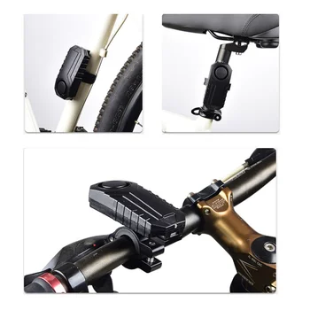Belaidžio Dviračių Anti-theft Alarm Lock Vibracijos Dviračiu, Motociklu E-bike Vibracijos Signalas Dviračių Priedai 113dB
