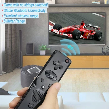 Belaidžio ryšio Valdiklis, Skirtas Wii Gamepad Built-in Motion Plus su Nuotolinio Nunchuck Už Nintend Wii Controle Kreiptuką