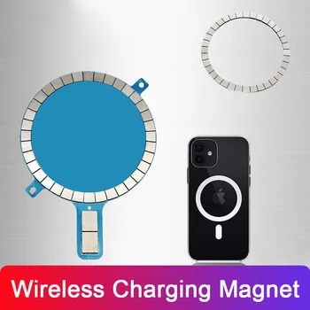 Belaidžio Įkrovimo Magnetas Magsafe iPhone 12/12Pro/12Pro Max/12 mini Mobilųjį Telefoną Atveju stiprus magnetinis magsafe odos Padengti