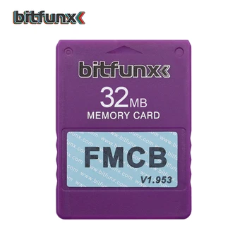 Bitfunx Vaizdo Žaidimo Kortelės Free Mcboot FMCB Atminties Kortelė PS2 Sony PLAYSTATION 2 Retro Žaidimų Konsolės iš Kelių Spalvų 32MB