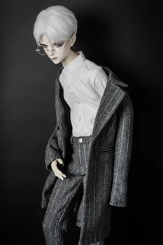 BJD doll drabužius advokatas mados dryžuotas kailis rinkinys su dviejų spalvų 1/3 1/4 MSD SSDF Dėdė lėlės priedai