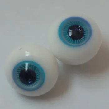 BJD stiklinės akys žydros spalvos 12mm kaip 14mm 16mm - yosd msd latų