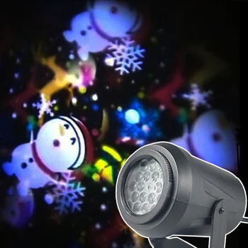 Blizzard Sukasi Mobiliojo Lazerinius Projektorius, Šviesos Kalėdų, Naujųjų Metų Šaliai Žibintai 16 Režimo LED Scenos Šviesos Kraštovaizdžio Sodo Žibintai