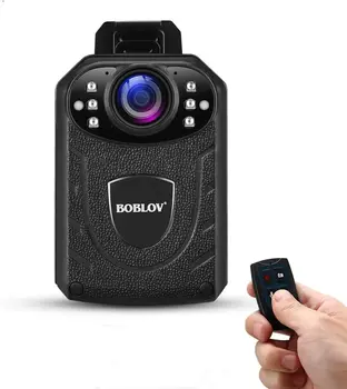 BOBLOV KJ21 Pro BodyCamera HD1296P KJ21 Atnaujintas Policijos vaizdo Kameros Mini Kūno Sumontuota Stebėjimo Kamera Naktinio Matymo Išorės Objektyvas