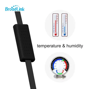 Broadlink HTS2 Jutiklis Aksesuaras, Temperatūros ir Drėgmės Stebėti, USB Laidas, Veikia su RM4 Pro RM4 Mini Universalus Smart Remote