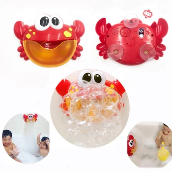 Burbulas Krabų Kūdikių Vonios Žaislas Lauko Maker Maudytis Vonioje Muilo Mašina Su Muzikos Vandens Žaislas, Žaislai Vaikams, gimtadienio dovana