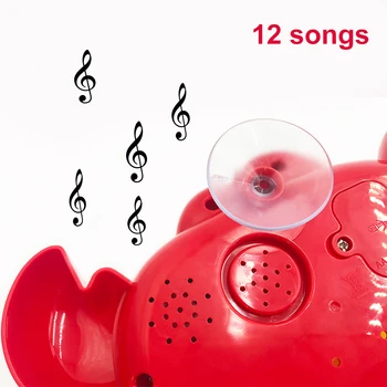 Burbulas Krabų Kūdikių Vonios Žaislas Lauko Maker Maudytis Vonioje Muilo Mašina Su Muzikos Vandens Žaislas, Žaislai Vaikams, gimtadienio dovana