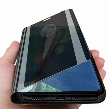 Case for Samsung Galaxy Note 20 Ultra smart Veidrodis, flip dangtelis, skirtas 