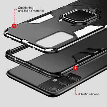 Case for Samsung Galaxy S20 FE 5G Telefono dėklas atsparus smūgiams Telefono Lukštais, Samsumg S20FE Galinį Dangtelį Coque Su Žiedo Laikiklis