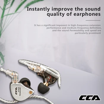 CCA Sidabro Padengtą Atnaujinti Kabelis, 3.5 Mm Audio Kabelis, 4 Core 2 Pin Originalių Ausinių Laidą 