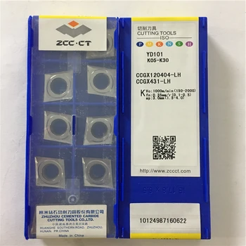 CCGX120404-LH YD101 Originalus ZCC-CT karbido įterpti/ pabaigos malūnai su geriausios kokybės 10vnt/lot nemokamas pristatymas