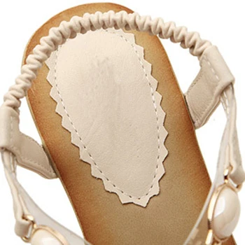 CEYANEAO Moterų Sandalai Bohemijos diamond Pleištai Gladiatorių Paplūdimio Sandalai Fifo vasaros studentų batai, Sandalai moterims YDT533