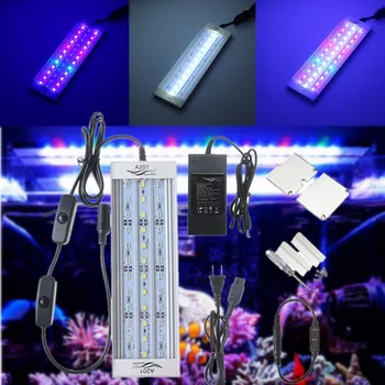 Chihiros 12W 20CM Akvariumas LED Šviesos diodų (Led Augti Lemputė 36SMD 1400LM 5 Spalvų LED Vandens Akvariumo Žuvų Bakas, Lempos Koralų Lempos