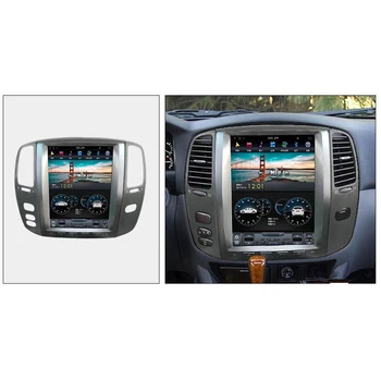 ChoGath 12.1 Colių Automobilinis Multimedia Player vertikalus ekranas, Android 7.1 automobilio radijo, GPS Navigacija, Lexus LX470/LC100 2003-2007 m.