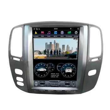 ChoGath 12.1 Colių Automobilinis Multimedia Player vertikalus ekranas, Android 7.1 automobilio radijo, GPS Navigacija, Lexus LX470/LC100 2003-2007 m.