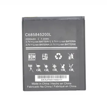 Ciszean 1x 3.7 V 2000mAh Pakeitimo C685845200L Li-ion Baterija BLU BLU Studio C HD S090Q S090 baterijos