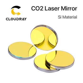 Cloudray Co2 Lazeriu Si atspindintys Veidrodžiai Laser Cutting machine Auksu Silicio Atšvaitas Lęšiai Dia. 19 20 25 30 38.1 mm