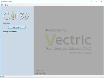 CNC graviravimas programa Vectric Cut3D 1.025 anglų kalba kreko versija