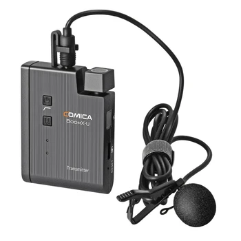 COMICA BoomX-U, U2 UHF Belaidžio Vieną Du Mikrofono Sistema Tinka SLR Fotoaparatas/Išmaniojo telefono Lavalier Atvartas Mikrofonas