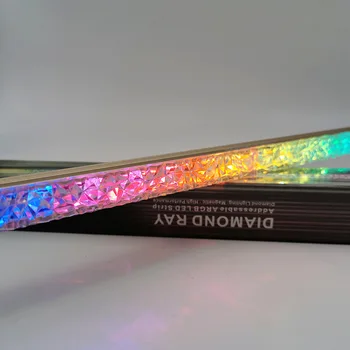 COOLMOON Diamond Šviesos Juosta RGB Važiuoklės Dekoratyvinės Šviesos LED Juosta Simfoninis AURA Plokštė Dievo Šviesos Sinchronizuoti Hard Light Bar