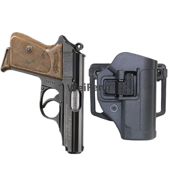 CQC Taktinis Pistoletas Dėklas, skirtas Walther PP/PPK/PPKS Airsoft Pistoletas Atveju Dešinę Ranką ant Diržo Kilpos Dažasvydis Medžioklės Reikmenys