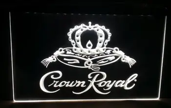 Crown Royal Derby Viskio NR alaus baras pub club 3d ženklų led neon light pasirašyti namų dekoro amatai