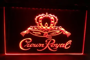 Crown Royal Derby Viskio NR alaus baras pub club 3d ženklų led neon light pasirašyti namų dekoro amatai