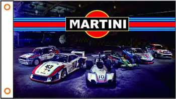 Custom vėliavos automobilių Martini reklama 3x5ft Poliesteris 04