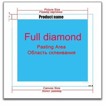 Daimond Tapyba Visą 5D Kvadratinių/ Apvalus Led Padidinti Stiklo Diamond Tapybos didinamojo stiklo Įrankiai Dovana