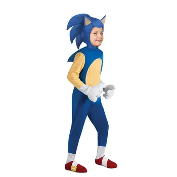 Deluxe Sonic The Hedgehog Kostiumas Vaikų Žaidimo Veikėjas Cosplay Helovinas Kostiumas Vaikams
