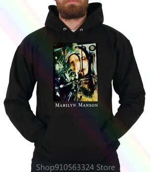 Derliaus Marilyn Manson Hoodie Palaidinės, Gražus Vyras, Antikristas Superžvaigždė 1997 M. Moterys Vyrai