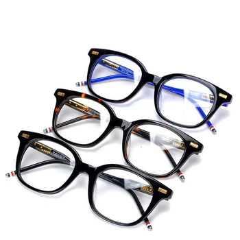 Derliaus TB405 apvalus rėmai unisex akiniai rėmeliai recepto akiniai moterims, vyrams su logotipu ir originali dėžutė