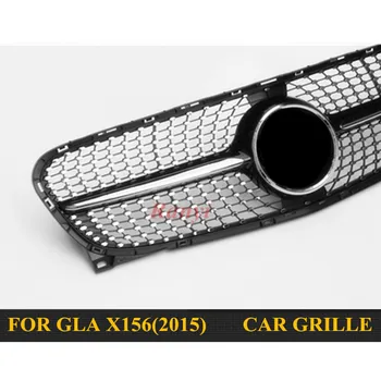 Diamond grotelės tinka M-Benz GLA Klasės X156 Grotelės GLA180 200 250 GLA45-16 ABS X156 radiatorių akių be centrinio logotipas