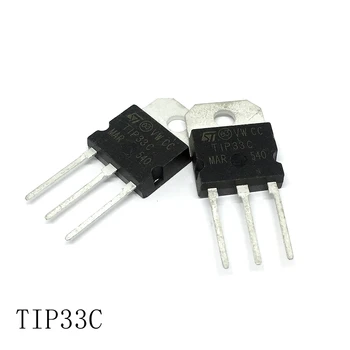 Didelės galios tranzistorius TIP33C Į-218 10A/100V 10vnt/daug naujų sandėlyje