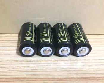 DING LI SHI JIA 6pcs 16340 Baterija 3.7 V Įkrovimo 3800mAh Li Li-ion Baterija CR123A Baterijas Lazerio Pen Ląstelių
