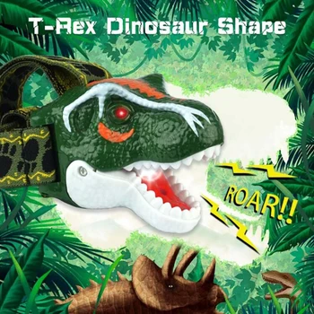 Dinozaurų Žibintai T-Rex Dinozaurai Žaislai, LED Žibintai, už Vaikas Šviesus 3 Apšvietimo Režimus Dino Riaumojimas Skamba Žibintas Palapinei
