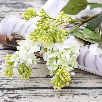 Dirbtinės gėlės Lelijos gražus šilko flores artificiales namų Vestuvių PASIDARYK pats apdailos Netikrą ranką gėlių kompozicijų vainikas