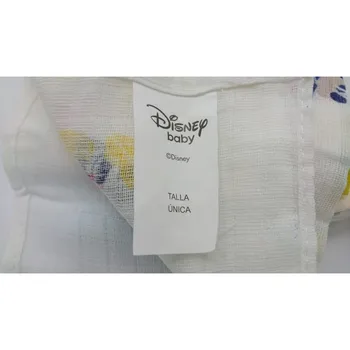 DISNEY BABY - Rinkinys, 3 Vnt Medvilniniai Seilinukai Mickey Mouse ATSPAUSDINTAS ŠIFONO 70x70 cm