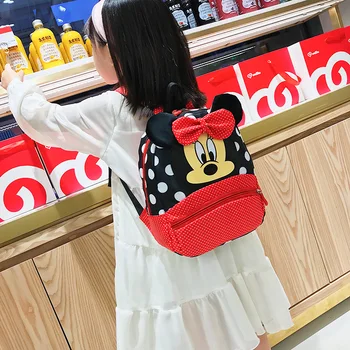 Disney Mickey&Minnie Vaikų Kuprinės darželio Kuprinę Vaikams Kuprinės Vaikams Mokyklos Maišeliai Kūdikių Mergaitės Berniukai Kuprinės