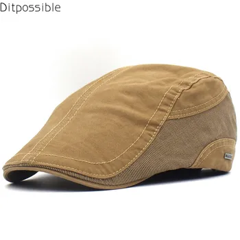 Ditpossible 2019 naujas vasaros casquette vyrų beretė kepurės medvilnės skrybėlę atsitiktinis beretės butas kepurės gorras boina