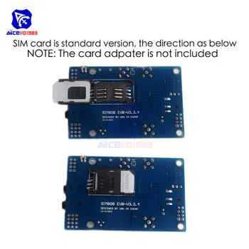 Diymore SIM808 Modulis GSM GPRS GPS Vystymo Lenta su IPX SMA GSM GPS Antena Paramos 2G Tinklas Arduino Aviečių Pi