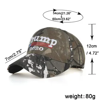 Donald Trump 2020 M. Bžūp Kamufliažas JAV Vėliava kepuraičių Išlaikyti Amerika Labai Snapback Skrybėlę 3D Siuvinėjimo Star Laišką Camo Armijos B622