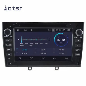 DSP Android 10.0 Automobilių GPS Navigacijos, DVD Grotuvo Peugeot 408/308 2007+ Auto Stereo Radijo Multimedia player Galvos Vienetas Diktofonas