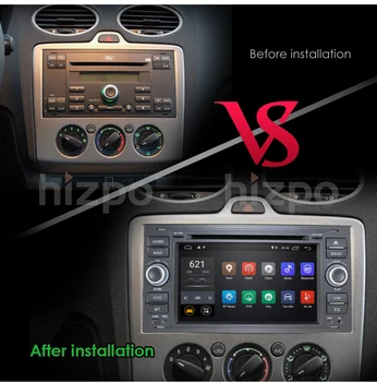 DSP Android 2G 16G 2din Automobilio Radijo GPS DVD Ford Focus 2 Fiesta Mondeo 4, C-Max, S-Max Fusion Tranzito 