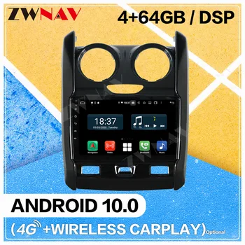 DSP Carplay Android 10.0 Ekrano Automobilio Multimedia DVD Grotuvo Renault Duster-2019 automobiliu GPS Navi 