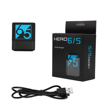 Dual Lizdus Baterijos Įkroviklio GoPro 6 5 AHDBT-501 Baterija USB Įkrovimo Dvigubas Kroviklis Go Pro Hero 5 6 7 8 Priedai