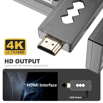 Duomenų Varlė 4K HDMI Vaizdo Žaidimų Konsolės, Pastatyta 1400+ Šviesą grąžinantys Žaidimai 8 Bitų Classic Mini NE Žaidimų Konsolės, Dual Belaidžio ryšio Valdiklis